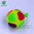 Foreign trade cross-border e-commerce goods source luminescent toys 75mm triangle design whistle handle massage ball