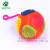 Foreign trade cross-border e-commerce goods source luminescent toys 75mm triangle design whistle handle massage ball