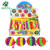 Sansheng toys four-color Mosaic color rainbow ball whistling sound luminous ball flashing ball manufacturers of goods