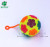 New luminescent patch flower ball elastic massage ball luminous football with whistling ball cross-border wholesale