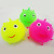 soft rubber toys short hair smiling face hair ball elastic glitter ball manufacturers wholesale
