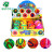 Sansheng toys direct selling new LED magic eye 5 star 7.5cm luminous whistle kneading call elastic ball