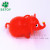 LED small elephant hair ball soft glue TPR enameling toy squeezes and whistles to call the ball luminescence vent ball
