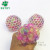 Creative outlet pink department colored bead grape ball vented water ball pressure relief toy ocean baby ball