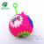 Manufacturer's customized logo printing emoticons with string whistling ball luminous elastic ball with whistle