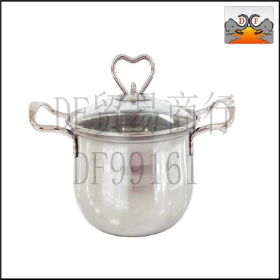 DF99161 DF Trading House wire handle thickened pan stainless steel kitchen appliances tableware