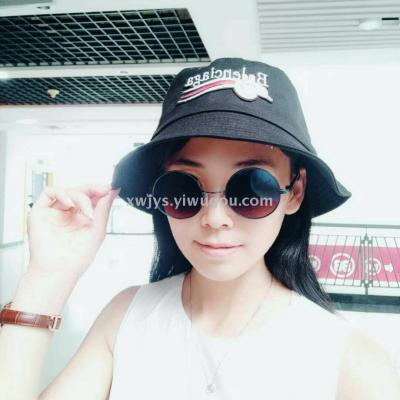 standard personality fisherman's hat casual white men and women's fashion basin hat sunshade block hats