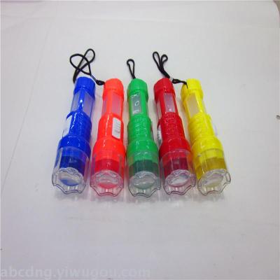 Flashlight with two shining flashlight easy to carry convertible electronic manufacturers direct selling