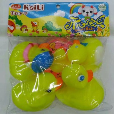 High-grade honing rubber duck K8143 [factory direct sales] there are 3C brand baby children bathing toys