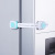 Multi-function double button baby anti-clamping cabinet door lock refrigerator lock child safety drawer lock toilet lock