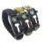 Five-in-one multi-functional outdoor emergency survival field equipment with seven-core umbrella rope bracelet