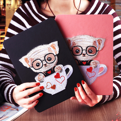 Hot style cute things web celebrity the same embroidery plate protection shell factory direct sale