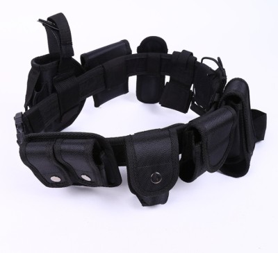 Multi-function outdoor tactics belt 10 pieces duty special belt Oxford cloth 10 pieces