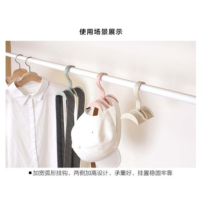 Small bag storage rack wardrobe staple free hanging frame creative tie rack
