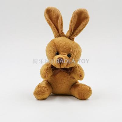 Bo le boutique super soft rabbit plush small pendant wedding throwing claw machine doll 4-inch factory direct sale