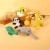 Factory direct pet toys cotton rope weaving animal duck giraffe molars toy dog toys wholesale