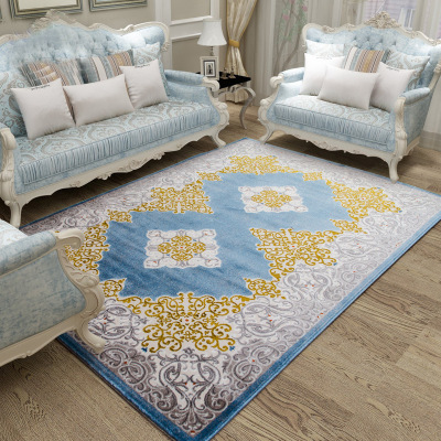 European new classical sitting room carpet thickening and twist sofa tea table cushion study bedroom bed rug