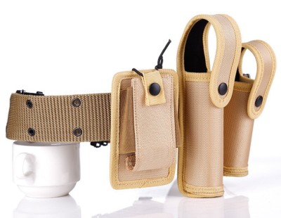 Security multifunctional tactical waist four-piece nylon Oxford cloth patrol belt duty guard armed belt
