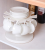 Cup and Saucer Storage Rack Rotatable Tea Set Stand Cup Holder Bowl and Saucer Storage Rack Kitchen Storage Shelf Coffee Cup Rack