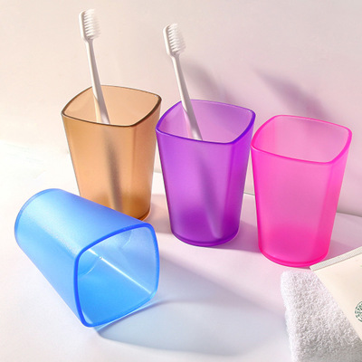 New style creative plastic washing toothbrush cup lovers multi - color expressions using use mouthwash cup creative children 's toothbrush cup