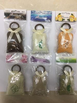 Wood ring type fragrant bag closet indoor fragrant incense bag wardrobe bug - repellent odor removal