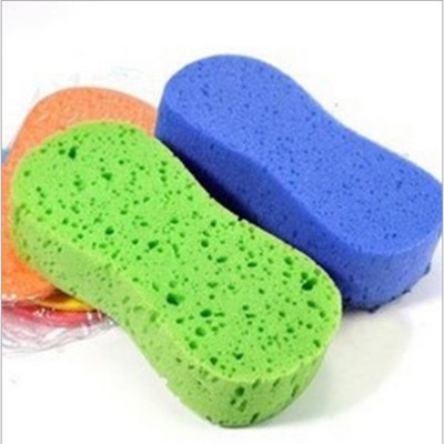 Car Sponge 8 Words Large Compressed Sponge Honeycomb Car Sponge Car Beauty Waxing