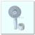 Portable charging fan small fan on desk in student office