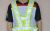 V - shaped triangle LED reflective vest, cycling construction huanwei road traffic LED reflective vest