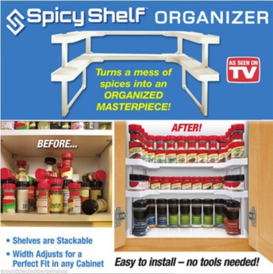 Adjustable U-Shaped Storage Rack Spicy Shelf Refrigerator Shelf Kitchen Organizer