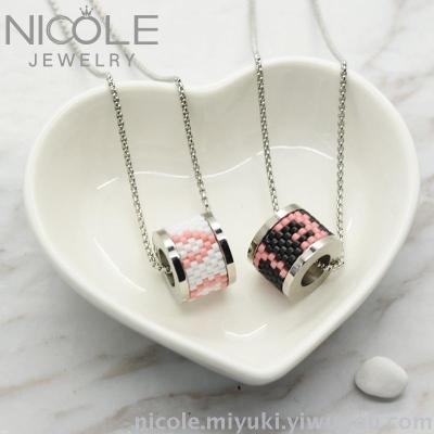 Nicole Jewelry Valentine's Day Necklace Original Fashion Handicraft Allergy Prevention Couple's Pendant Factory Direct Sales
