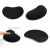 Heart-shaped ergonomic memory cotton wrist pad mouse hand pillow wrist pad wrist pad black spot can be customized