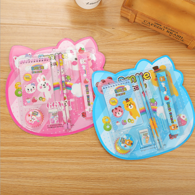 Stationery set pencil set for primary school students learning supplies cartoon student gifts