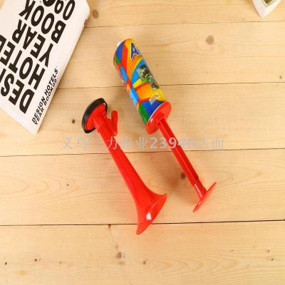 Fans horn plastic toys cheer sporting goods national flag horn suona travel supplies