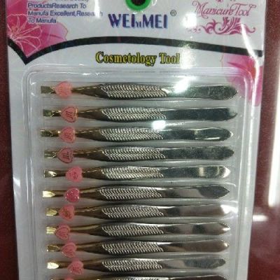 Half gold corrugated, good quality. For eyebrows. Dry flat mouth oblique.