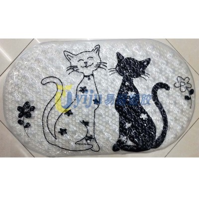 Taobao hot style black and white cat sticker film anti-skid pad hotel floor mat bathroom anti-skid mixed approval environmental protection