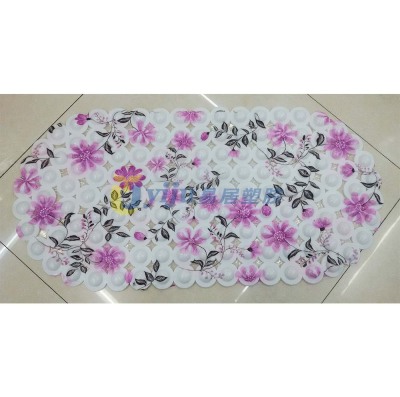 New style bubble color printing pink flower bathroom anti-skid mat bath mat mat bath mat mat mat mat mat mat mat foot pad anti-skid floor mat