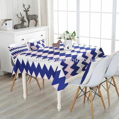 European-style simple cotton and linen table linen table and chair sets manufacturers wholesale customization