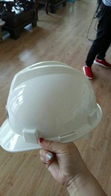 Safety helmet, V type Safety helmet, white helmet, construction site Safety helmet