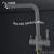 Factory outlet American double water Big Bend straight drink machine pure faucet kitchen water purifier faucet