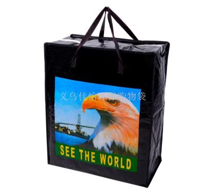 The factory supplies colour printing film PP woven bag environmental protection color bags 55*65*30 customized wholesale