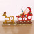 High quality wooden crafts exquisite colorful elk sleigh decorations festival decorations hot style