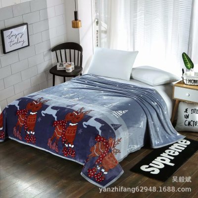 Children's blanket flannel blanket exported from Europe and America summer blanket double thickening students nap blanket cover blanket foreign trade