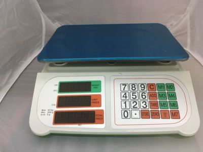 Electronic scale, the valuation scale, weighing scale