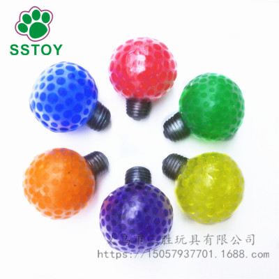 Creative new unique bulb grape ball unlimited pressure toys give vent to the release of water ball toys