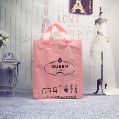 Direct Selling Queen clothing Store Plastic bags Custom men's and girls' shoes box bags gift Portable shopping bags free mail