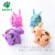 Hot sale of new strange whole person toys pinched rabbit grape balls to vent ball pressure pinna music from the factory