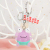 Cute cartoon crab pendant key chain creative accessory pendant cosmetic bag hang pendant purse pendant