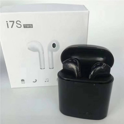 I7 bluetooth headset apple wireless mini earplug type single ear stereo earphone