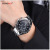 Foreign trade new steel band false three eyes men's watch waterproof leisure sport large table men's watch wholesale