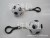 World Cup football key ring printing national flag football pendant mini black and white football key ring wholesae fry